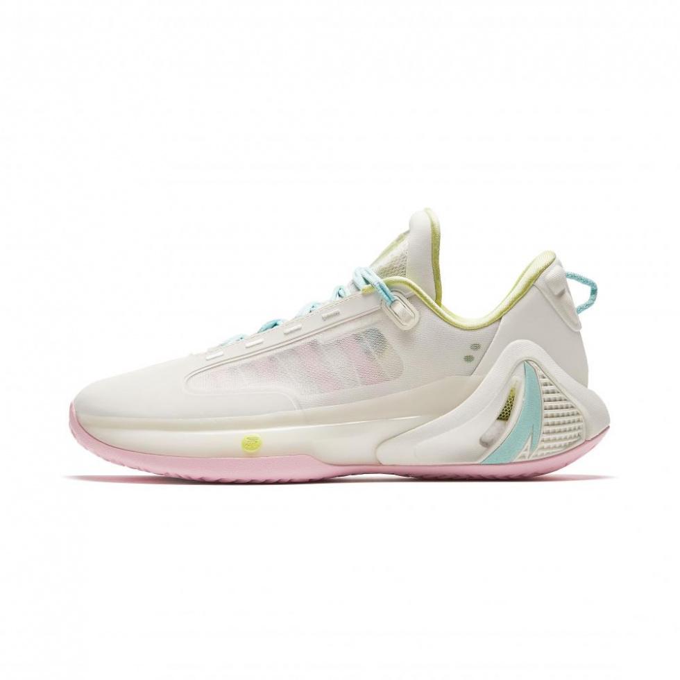 Anta GH4 Hayward 4, Nitrogen Technology Anti Slip Wear Resistant Low Top Basketball Shoes Men's Beige