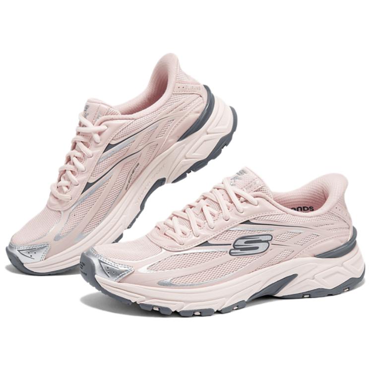 Skechers Silver Wing Shoes Lightweight Low top Casual Shoes Women's Pink купить в интернет-магазине Yoocart с быстрой доставкой по России.