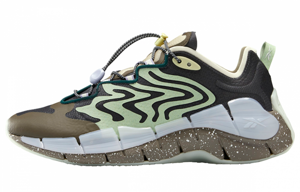 Reebok Zig Kinetica Ii Brain Dead Grey Green