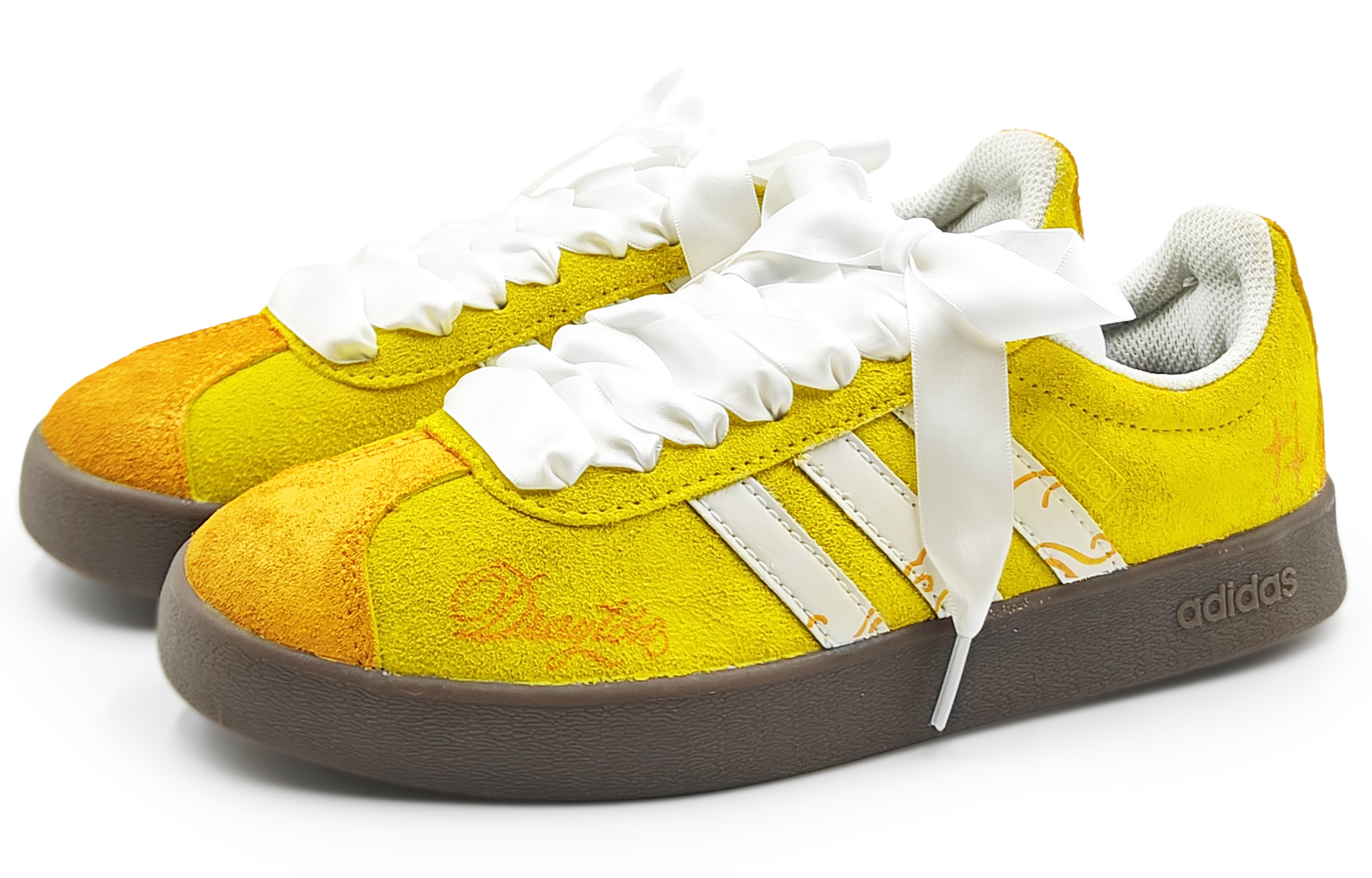 Adidas Neo VL Court 2.0 Abrasion Resistant Low Top Skateboard Shoes Unisex Yellow купить в интернет-магазине Yoocart с быстрой доставкой по России.
