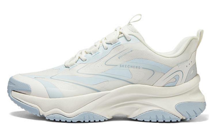 Skechers Street Cushioning Lightweight Breathable Rebound Low-Top Casual Shoes Women's Light Blue