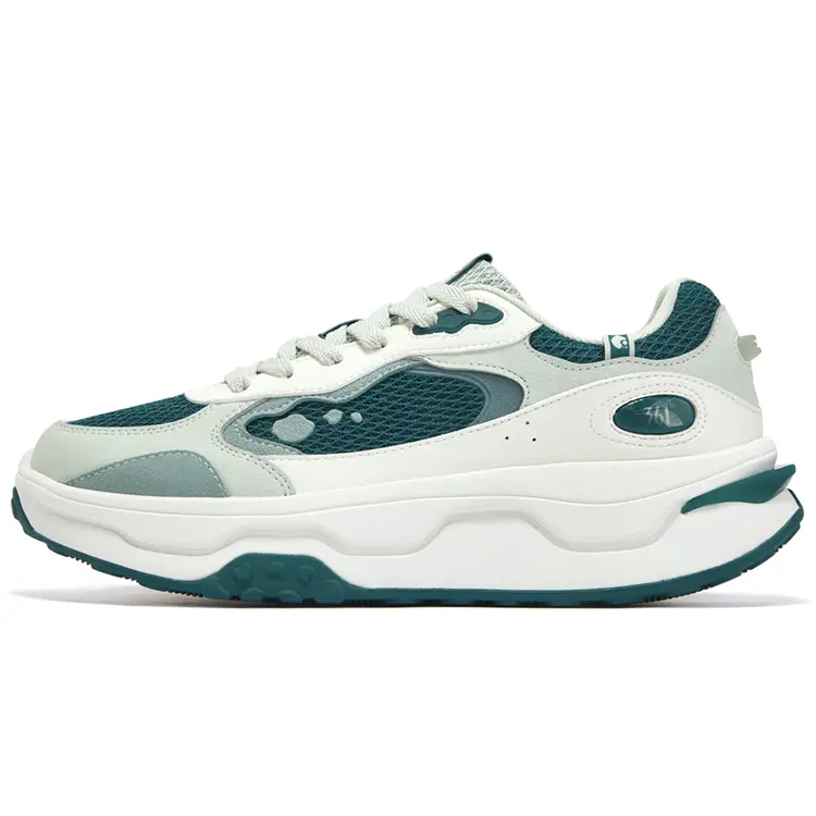 361° Peach Crisp Slip Resistant, Abrasion Resistant, Breathable Low Top Casual Shoes Men's Ore Gray Green