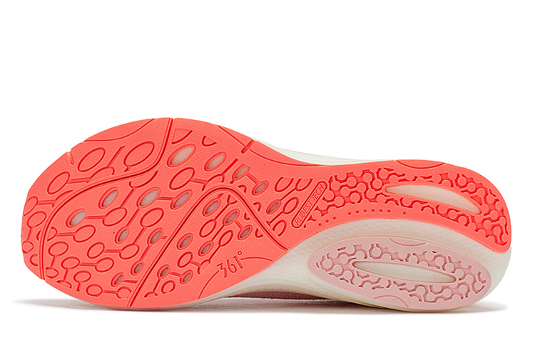 361° QU!KFOAM Cushioning Breathable Wear Resistant Slip Resistant Low Top Running Shoes Men's Soft Peach Pink купить в интернет-магазине Yoocart с быстрой доставкой по России.