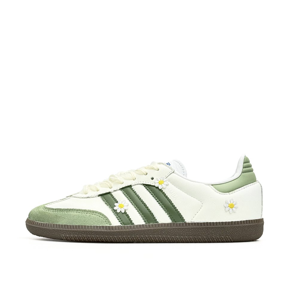 Adidas Originals SAMBA OG German Army Trainers Unisex Low Top White/Green