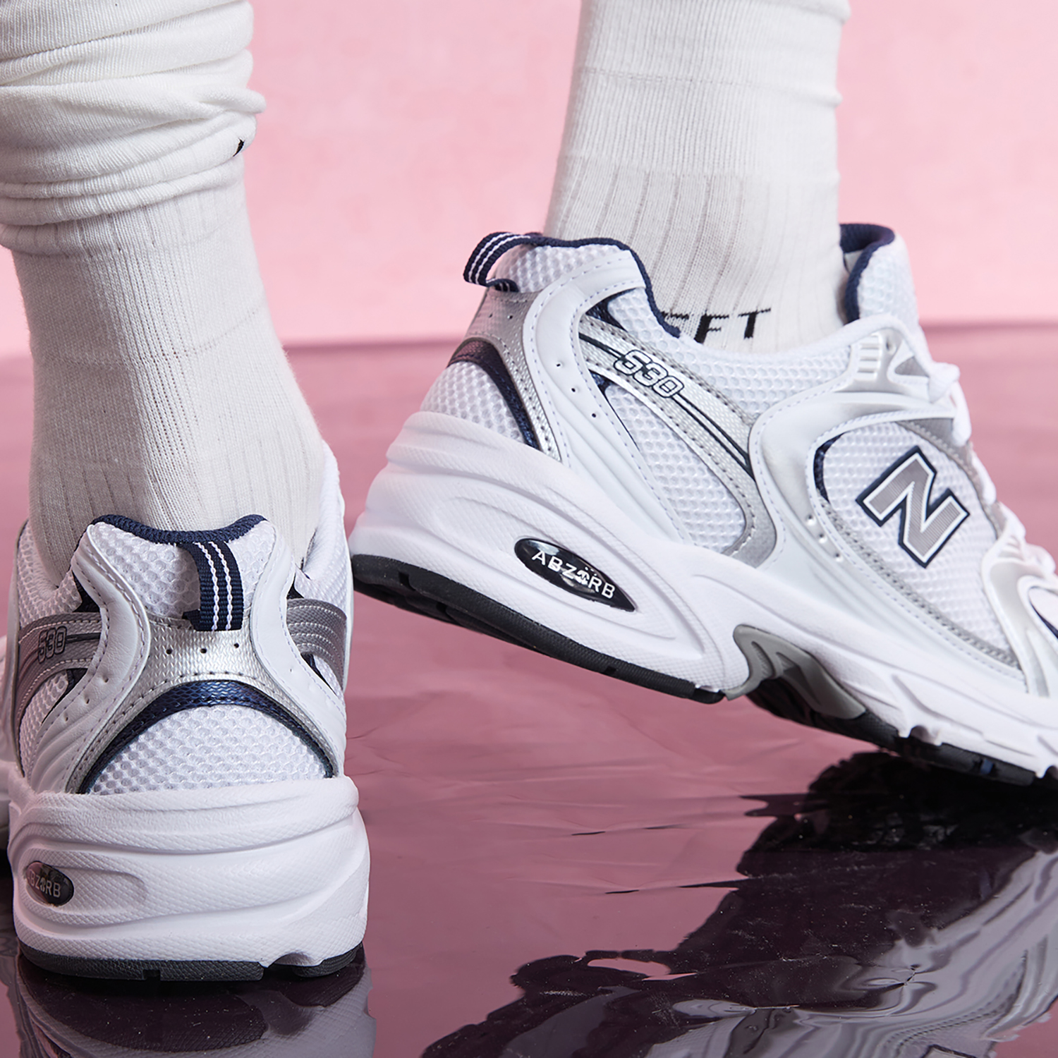 New Balance 530 'White Natural Indigo' купить в интернет-магазине Yoocart с быстрой доставкой по России.