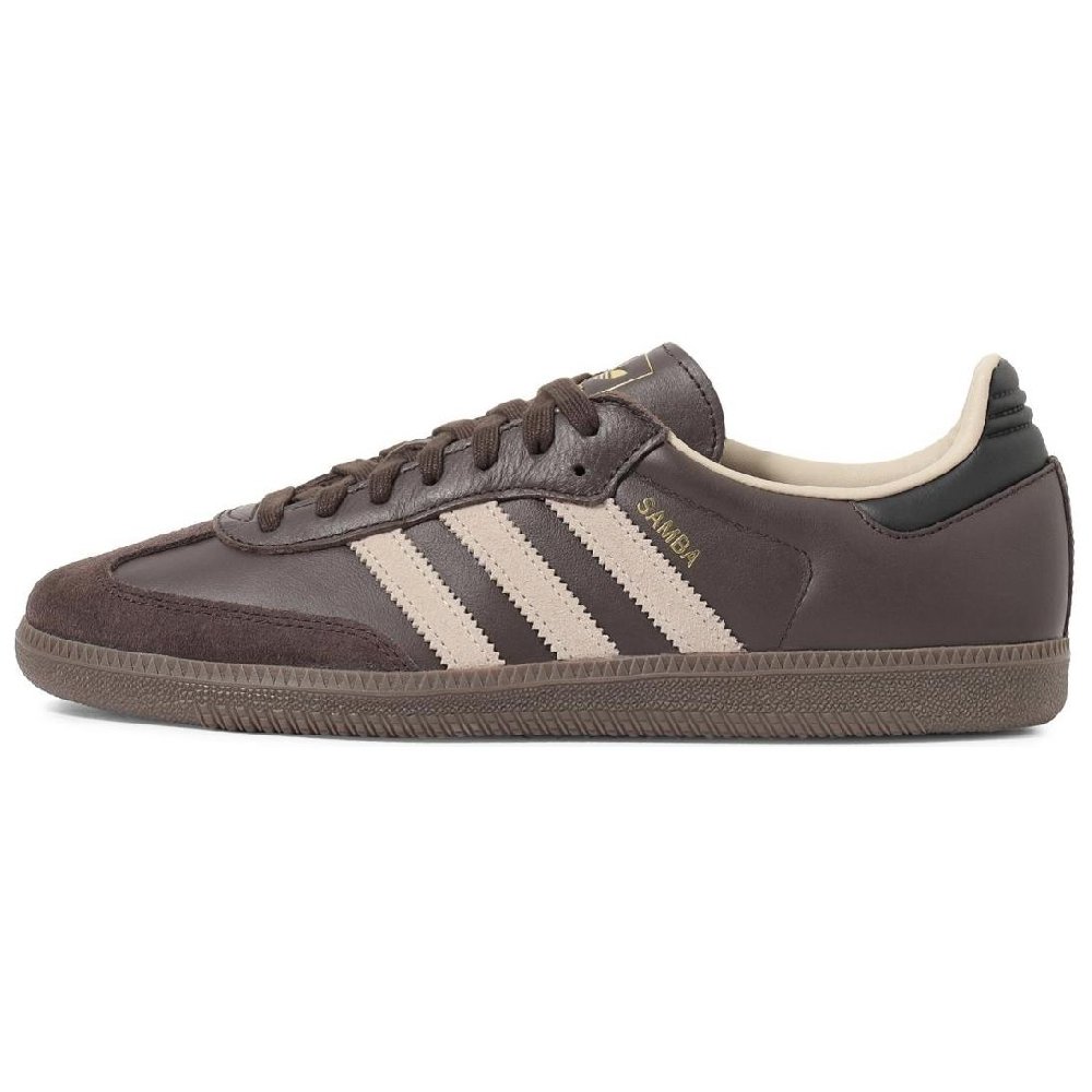 Adidas Samba Og Dark Brown Beige Gum Women's