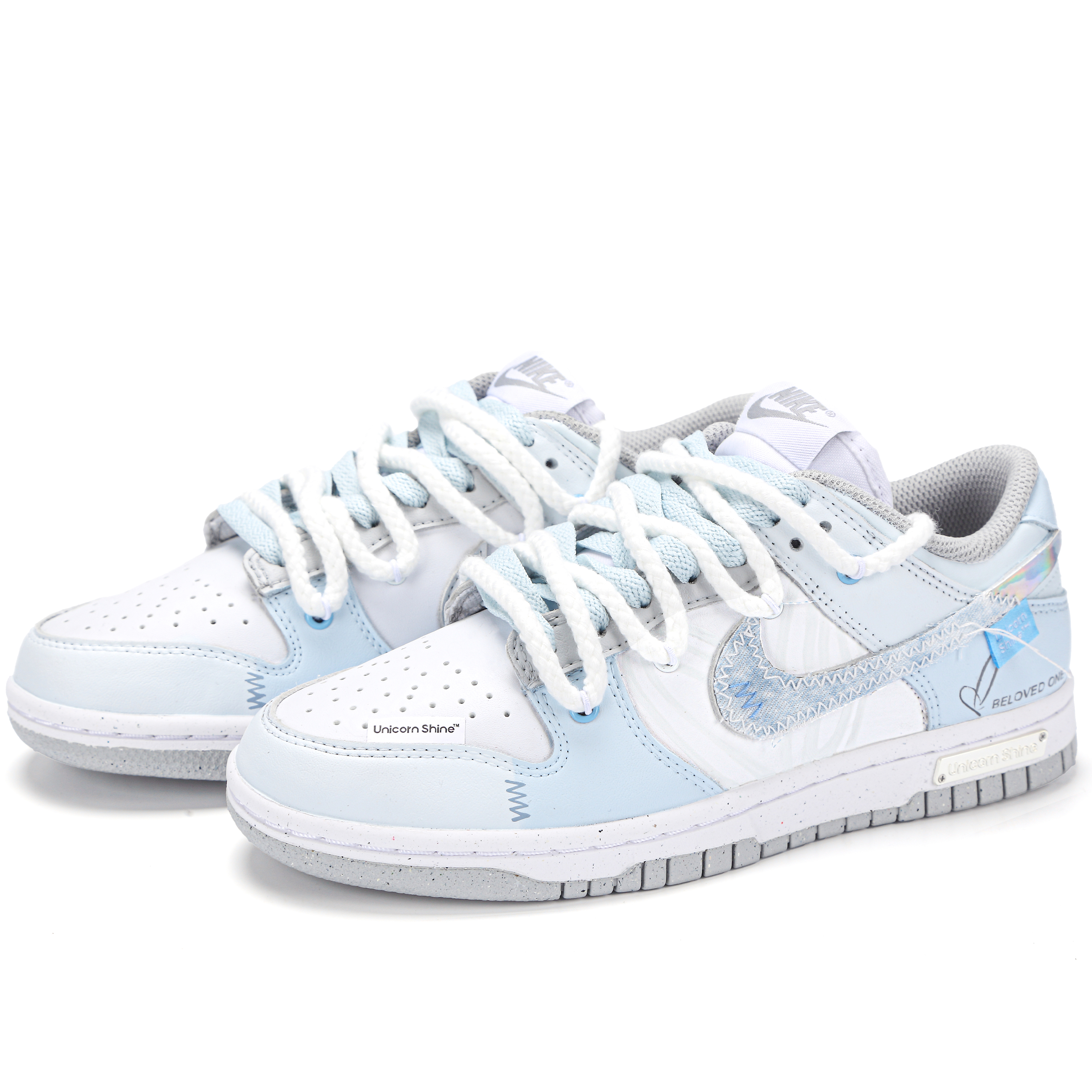 Nike Dunk Blue Tide Promise Anti Slip Wear Resistant Low Top Skateboard Shoes Unisex Blue Gray купить в интернет-магазине Yoocart с быстрой доставкой по России.