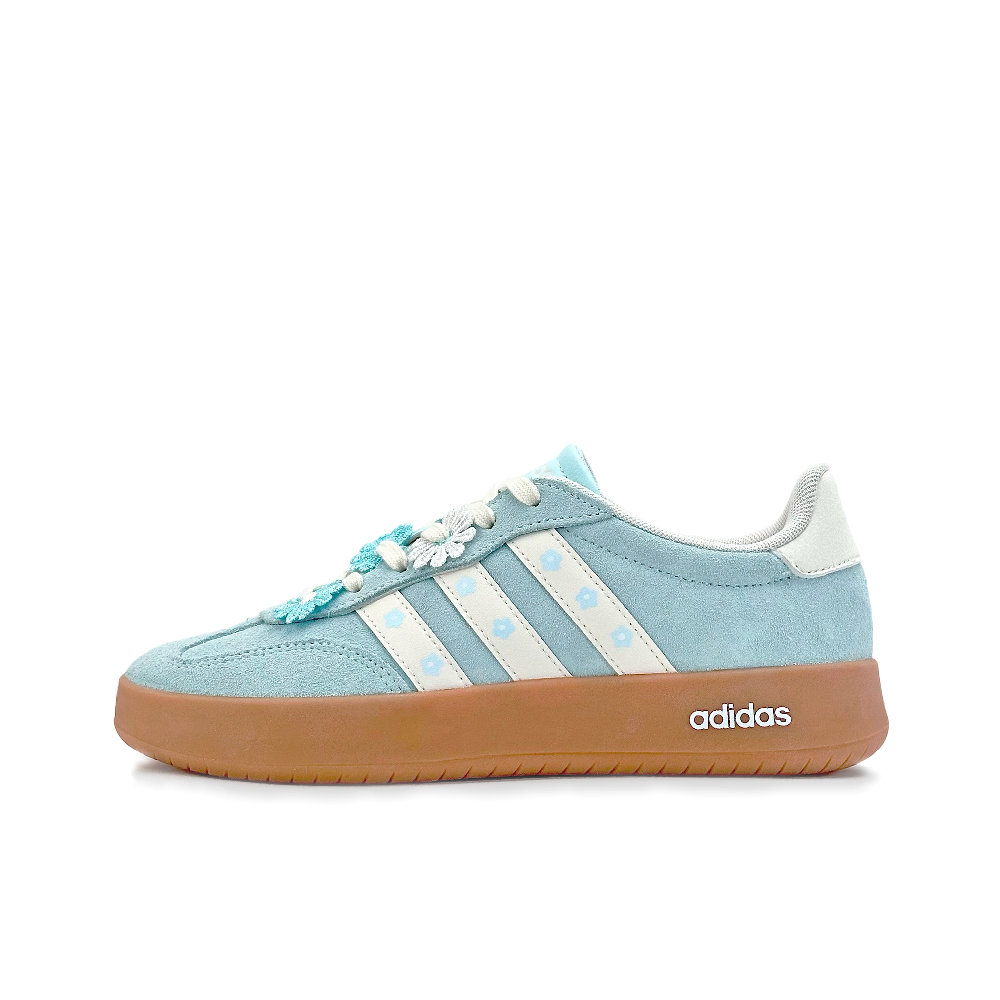Adidas BARREDA Slip Resistant Low Top Skateboard Shoes Unisex Blue White