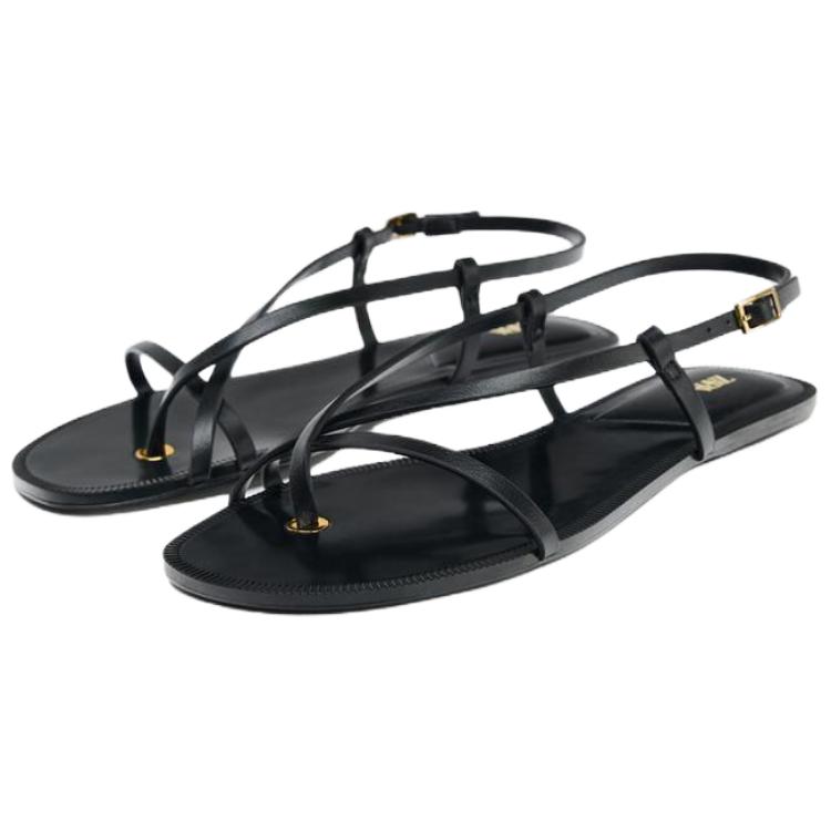 ZARA One Strap Sandals Women's Black купить в интернет-магазине Yoocart с быстрой доставкой по России.
