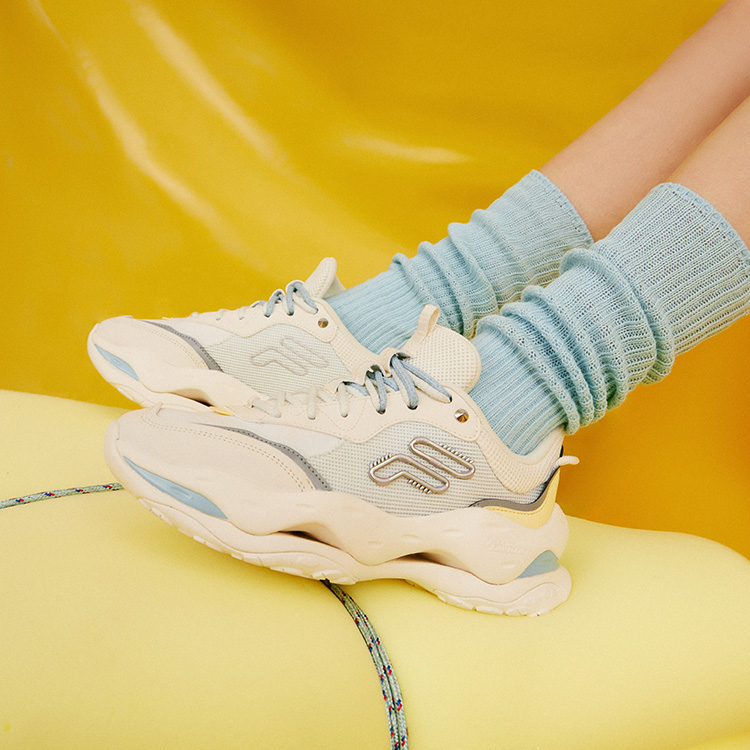 FILA FUSION Cheese Low Top Casual Shoes Women's Micro White купить в интернет-магазине Yoocart с быстрой доставкой по России.