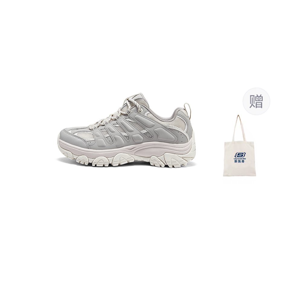 Skechers OUTDOOR Wear-Resistant Support Balance Lightweight Rebound Low-Top Outdoor Shoes Women's Gray