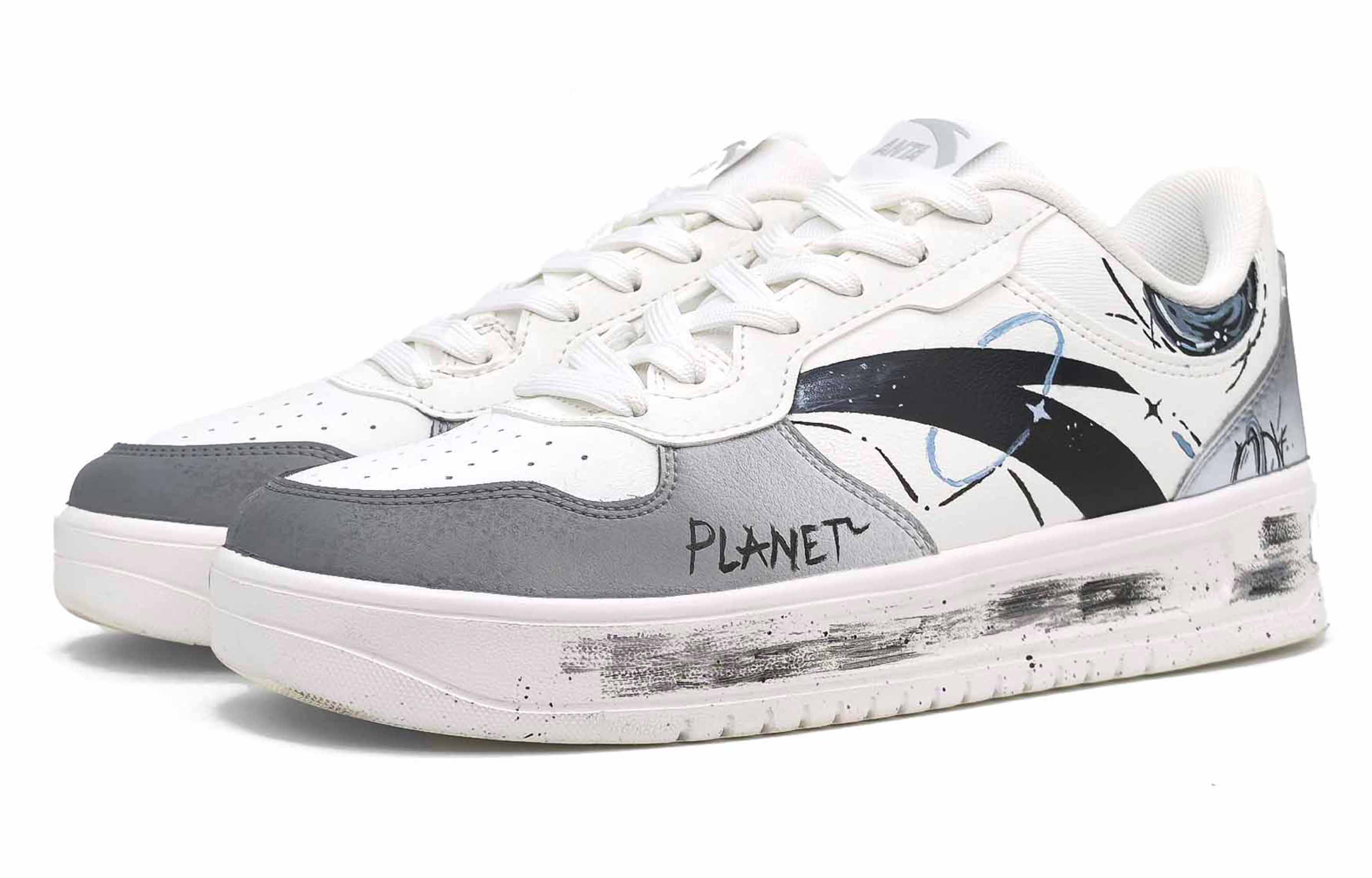 Anta Easy Abrasion Resistant Cushioning Low top Skateboard Shoes Men's Light Gray купить в интернет-магазине Yoocart с быстрой доставкой по России.