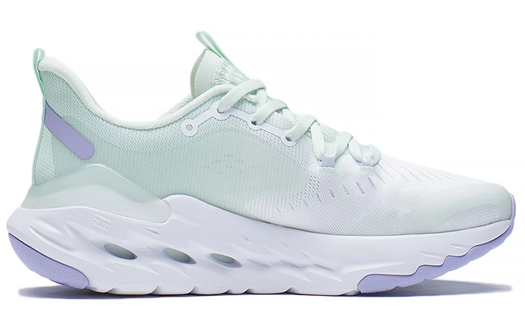 LiNing Anti Slip Wear Resistant Low Top Running Shoes Women's Light Emerald Green