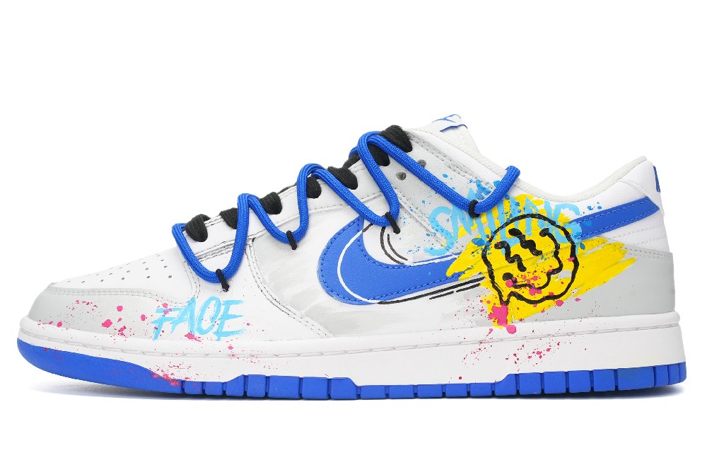 Nike Dunk Skateboard Shoes Men Low-Top White