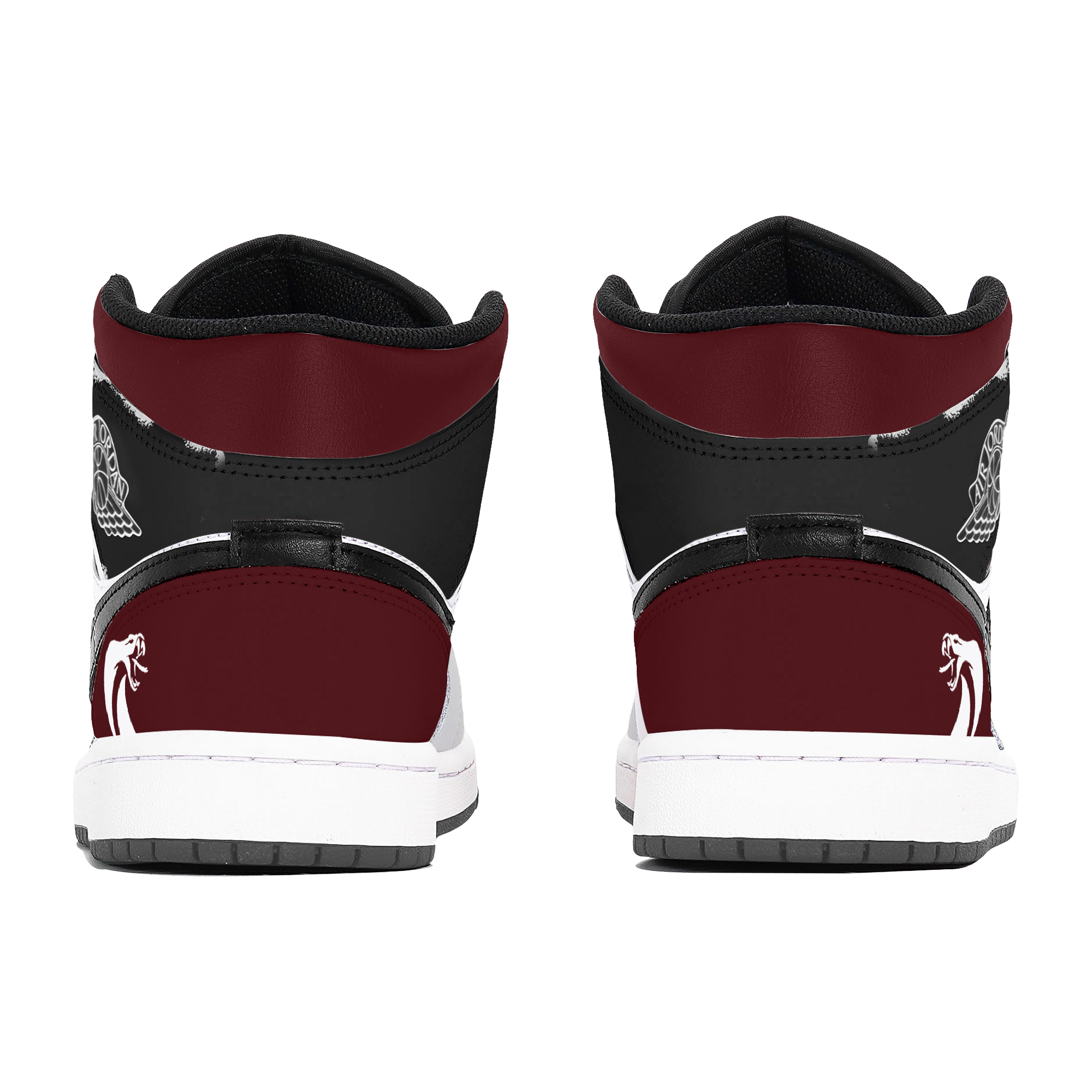 Jordan Air Jordan 1 Joy Lemon Abrasion-Resistant Mid-Top Vintage Basketball Shoes Unisex Black Red купить в интернет-магазине Yoocart с быстрой доставкой по России.