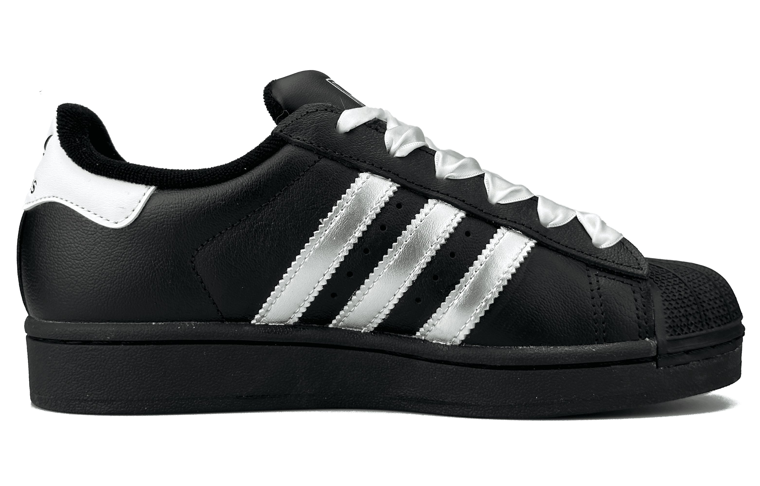 Adidas Originals Superstar 2 Cushioning, Wear Resistant Low Top Skateboard Shoes Women's Black купить в интернет-магазине Yoocart с быстрой доставкой по России.