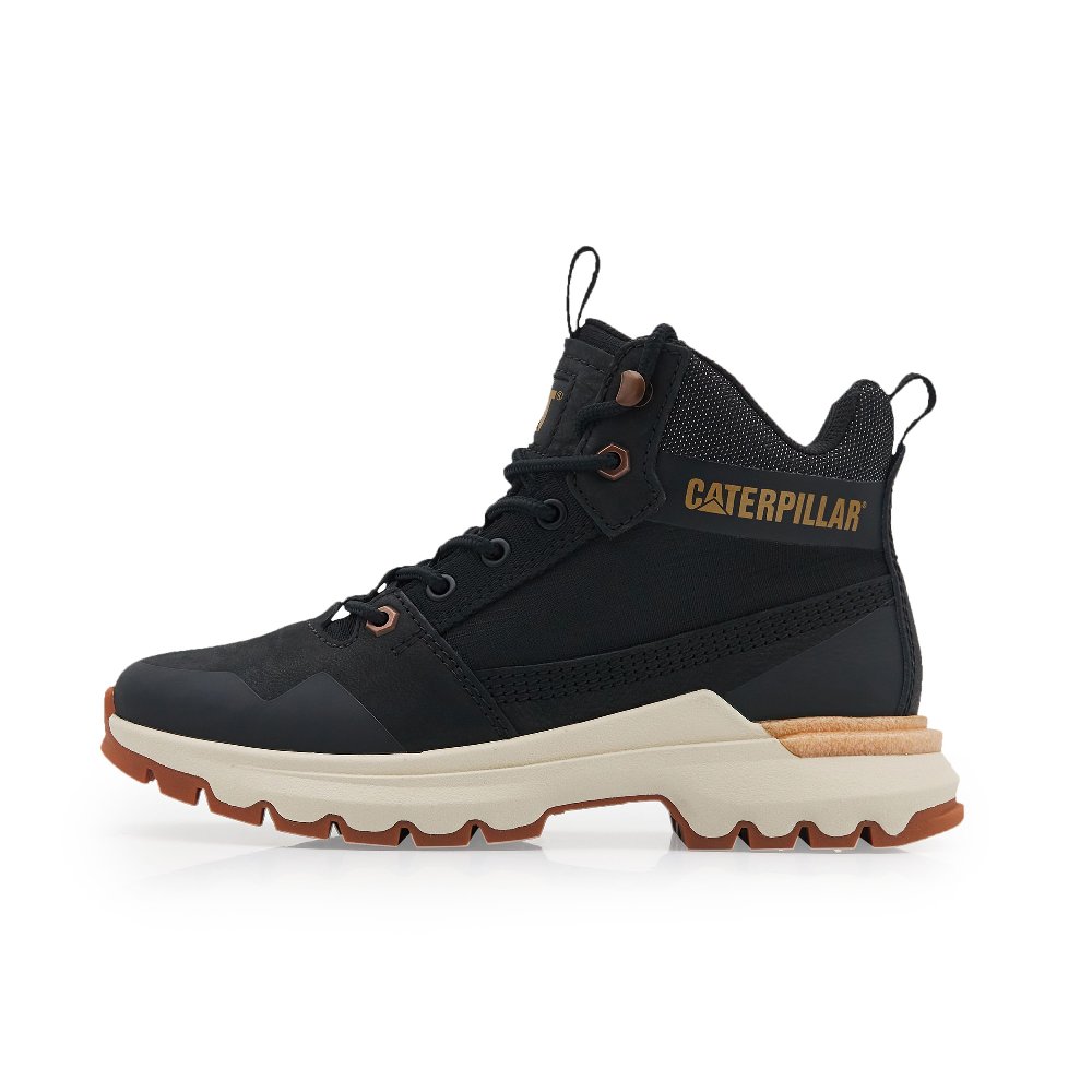 CAT Colorado Series Wear-Resistant Slip-Resistant Short Outdoor Boots Women's Black