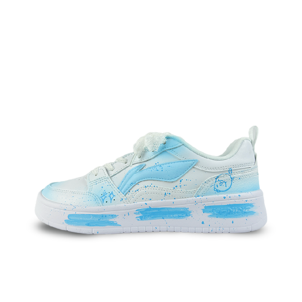 LINING Acer Truncatum Skateboard Shoes Women's Low top White/Blue