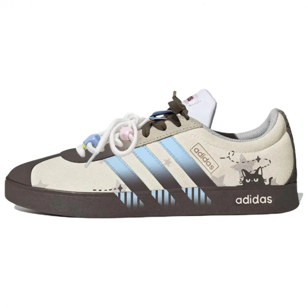 Adidas VL COURT 2.0 Abrasion Resistant Low top Skateboard Shoes Unisex