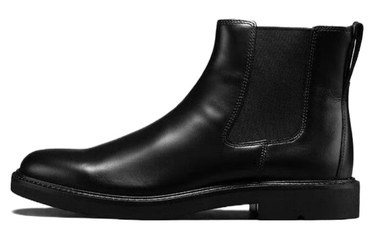 Ecco Urban London Series Short Chelsea Boots 3CM Men's Black