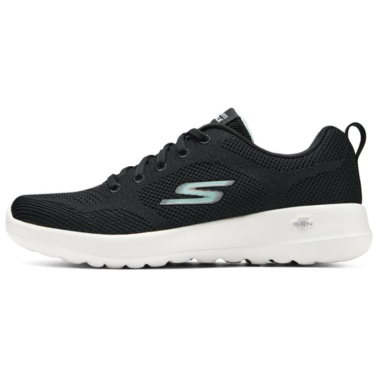 Skechers Cushioning And Breathable Low Top Running Shoes Women's Black Green