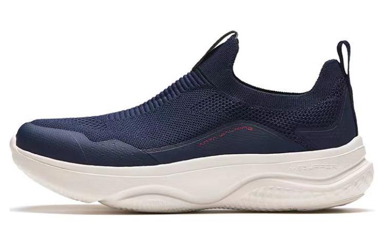 Anta Variety Training Collection Cushioned Wear-Resistant Breathable Lightweight Low-Top Training Shoes Men's Navy Blue
