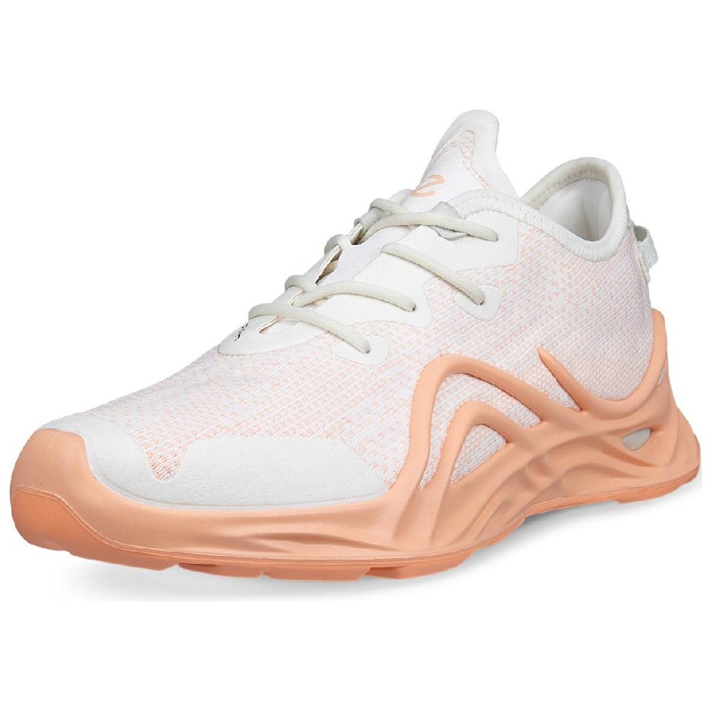 Ecco Biom Infinite Slip-Resistant Low-Top Casual Shoes Women's White Orange