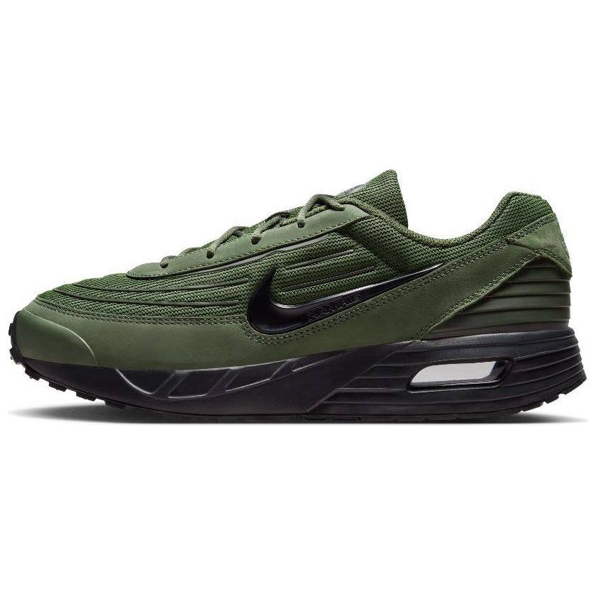 Nike AIR MAX VERSE Slip Resistant Low Top Running Shoes Men's Green Black