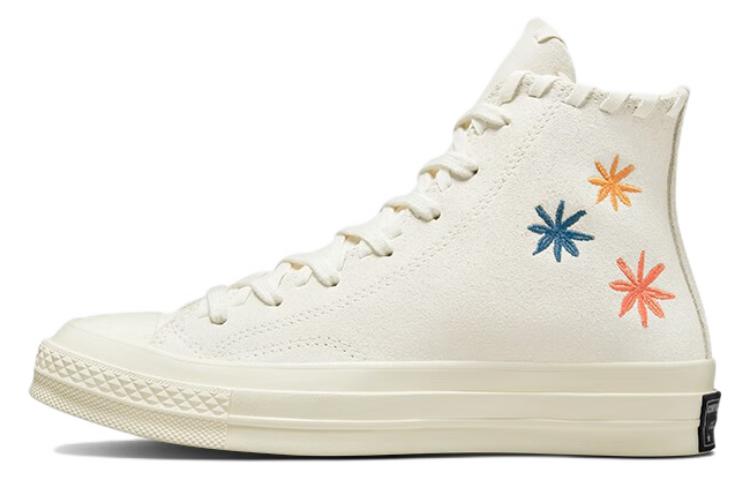 Converse Women's Chuck 70 High 'Embroidered Floral   Egret' Women's