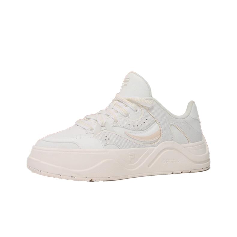 FILA FUSION 50 Low Top Skateboard Shoes Women's Milk White