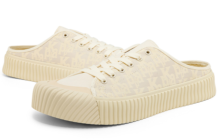 Kappa Wear-Resistant Wide Coverage Lightweight Low-Top Canvas Shoes Unisex White купить в интернет-магазине Yoocart с быстрой доставкой по России.