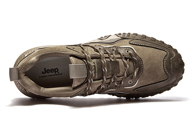 Jeep Low Top Outdoor Shoes Men's Khaki купить в интернет-магазине Yoocart с быстрой доставкой по России.