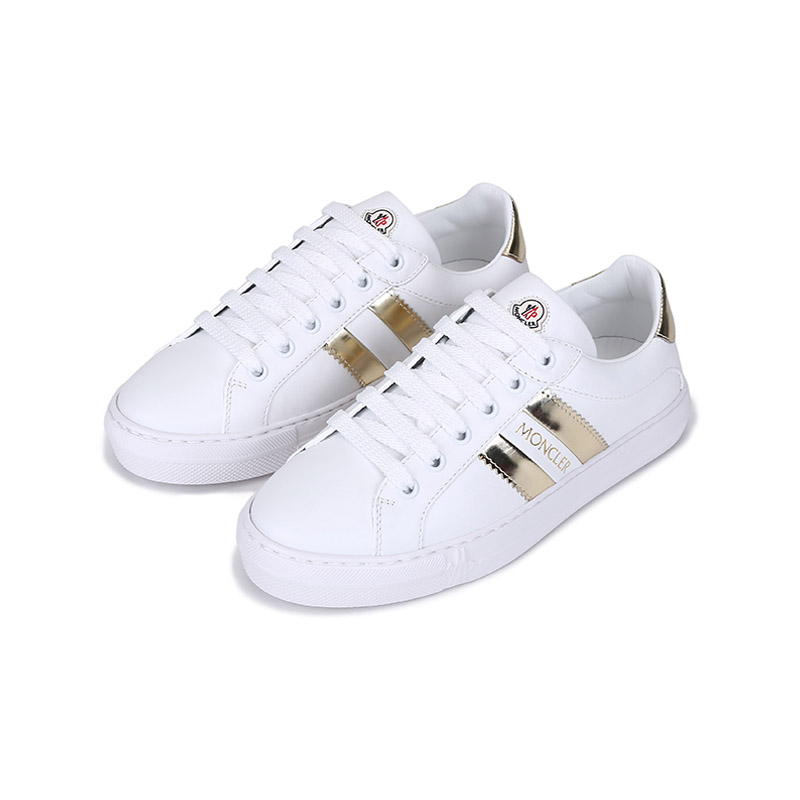 Moncler Low Top Stylish Skateboarding Shoes Women's White