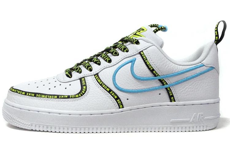 Nike Air Force 1 Low Worldwide White Blue Fury Volt