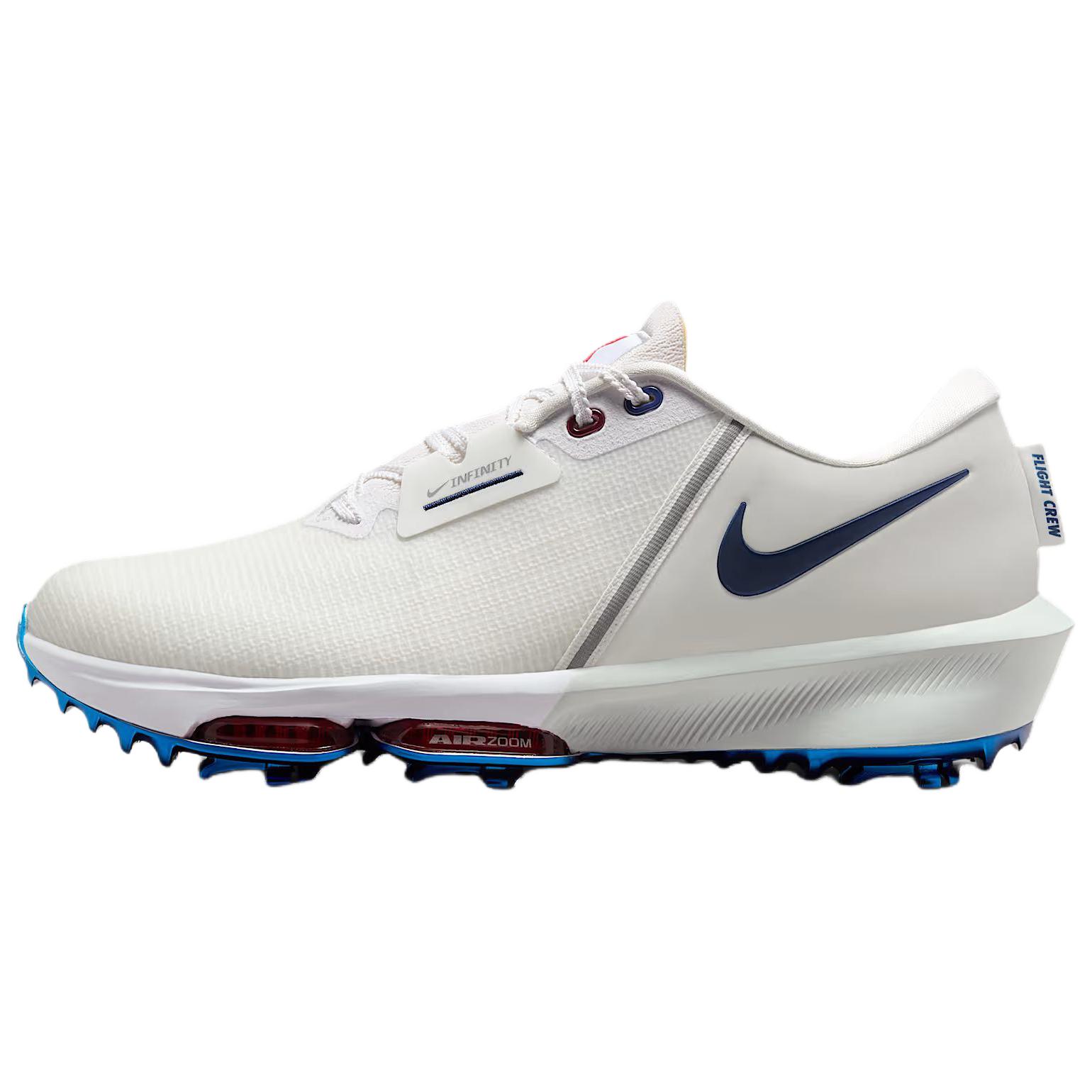 Nike Infinity Tour 2 Golf Shoes Men's White Blue Red