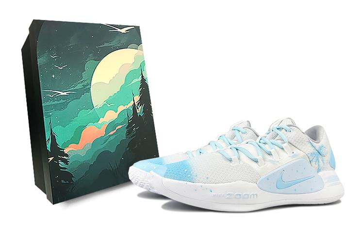 Nike Hyperdunk X Low 10 Cushioned Slip-Resistant High-Top Basketball Shoes Men's Blue White