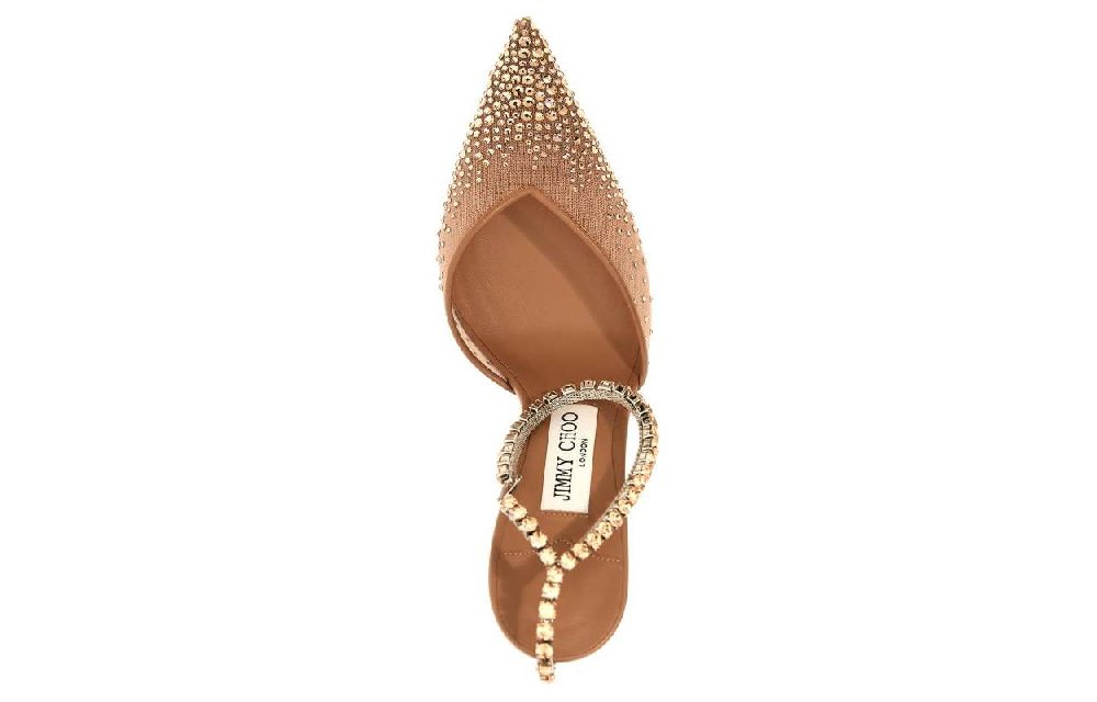 Jimmy Choo Saeda 100mm Crystal-embellished Pumps