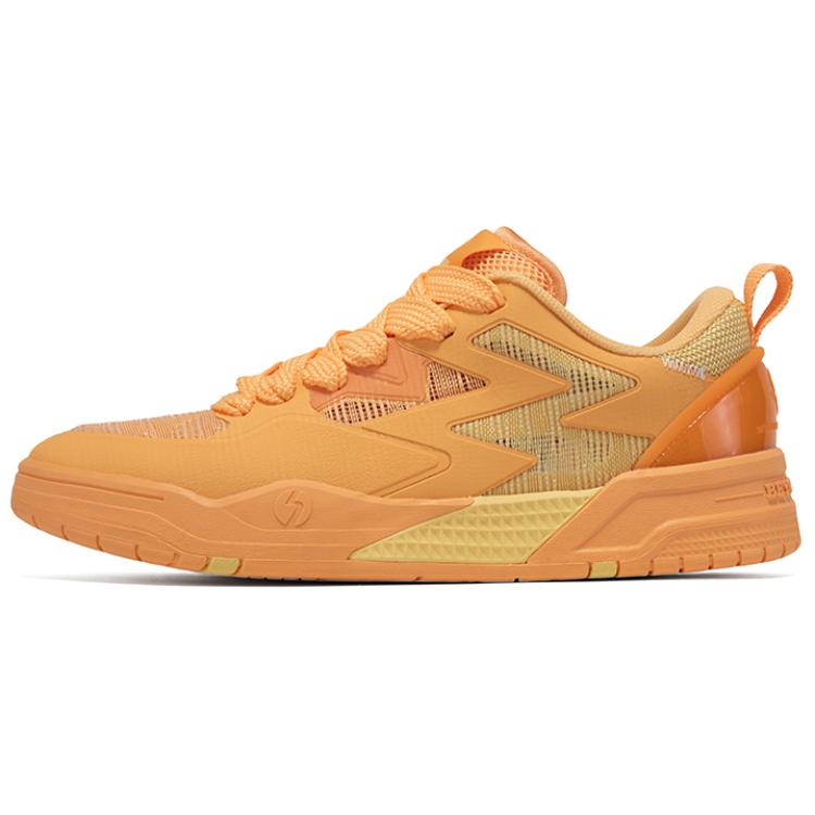 361° Anti-Slip Wear-Resistant Low-Top Skateboard Shoes Men's Orange