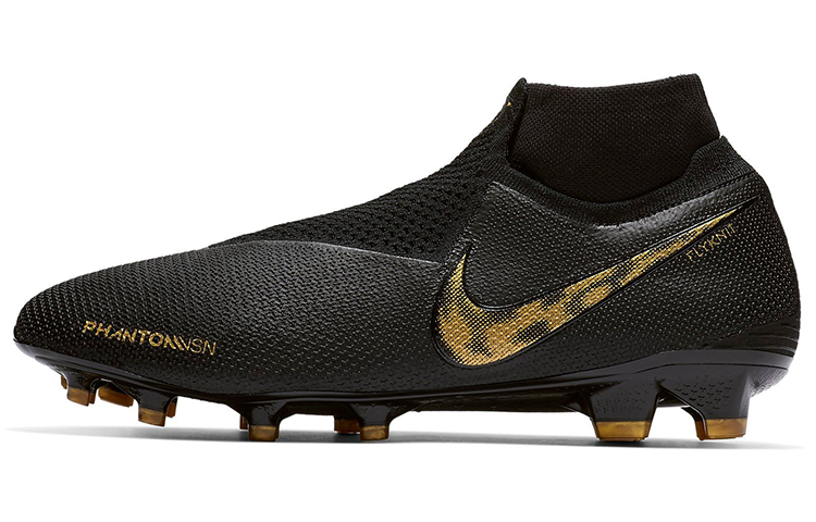 Nike Phantom Vision Elite Df Fg Black Metallic Vivid Gold