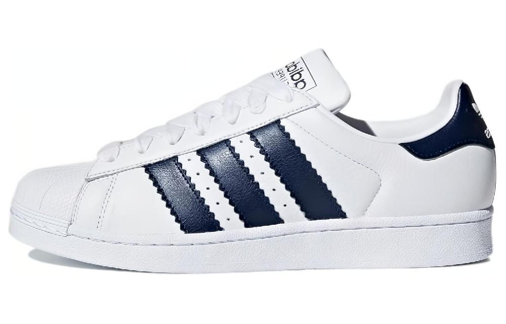 Adidas Superstar 'Enlarged Stripes Collegiate Navy'