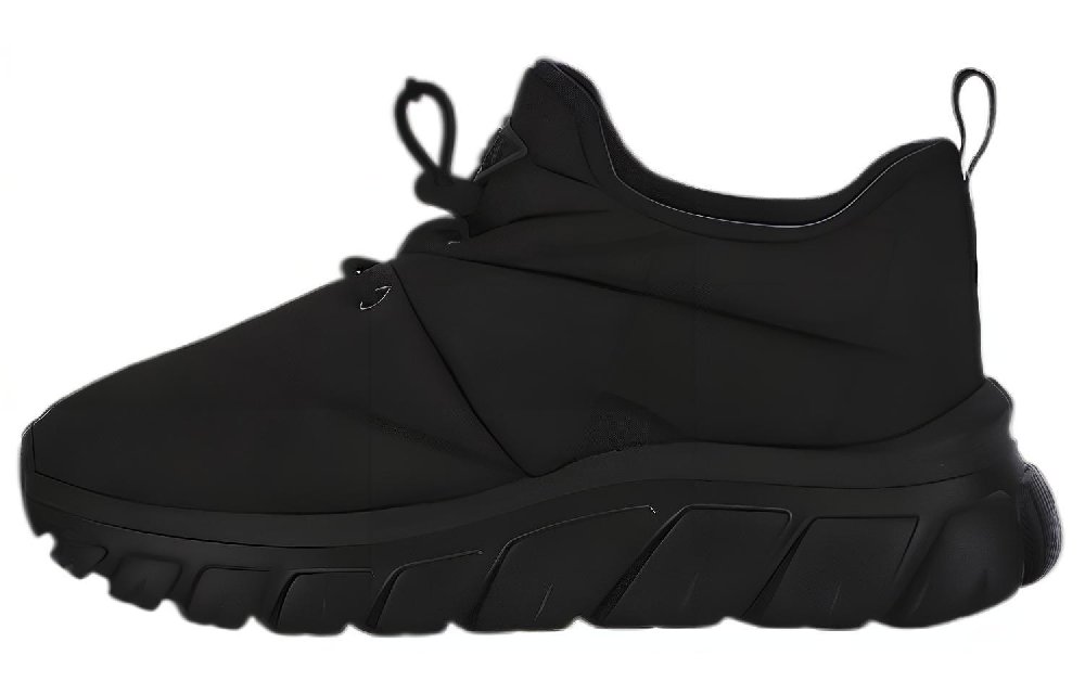 PRADA Low Top Stylish Skateboarding Shoes Women's Black