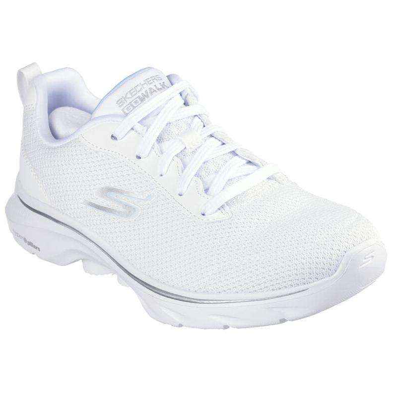 Skechers GO WALK 7 Slip Resistant, Abrasion Resistant, Breathable Low Top Casual Shoes Women's White