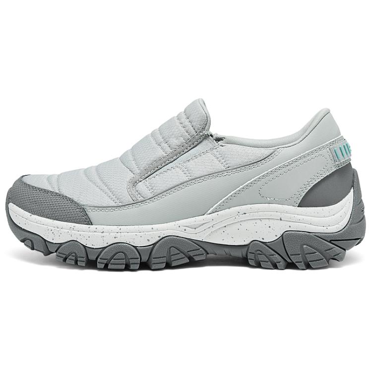 Skechers OUTDOOR Breathable And Wear resistant Low Top Trekking Shoes Women's Light Gray