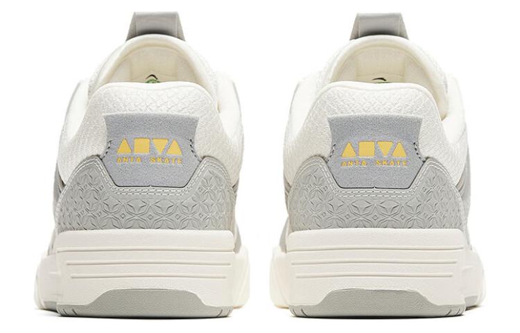 Anta AOJIE Low-Top Skateboard Shoes Women's Gray White купить в интернет-магазине Yoocart с быстрой доставкой по России.