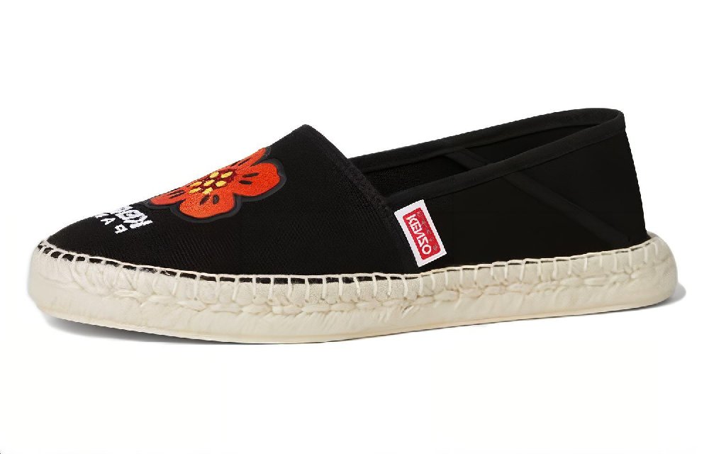 KENZO Boke Flower Rounded-toe Espadrilles