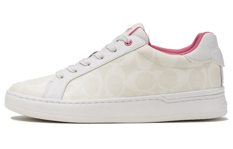 COACH Clip Low Top Stylish Skateboarding Shoes Women's White