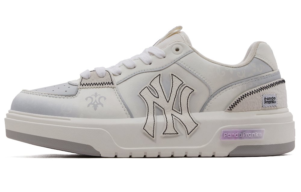 MLB Chunky Liner Height Increasing Low-Top Skateboard Shoes Unisex White