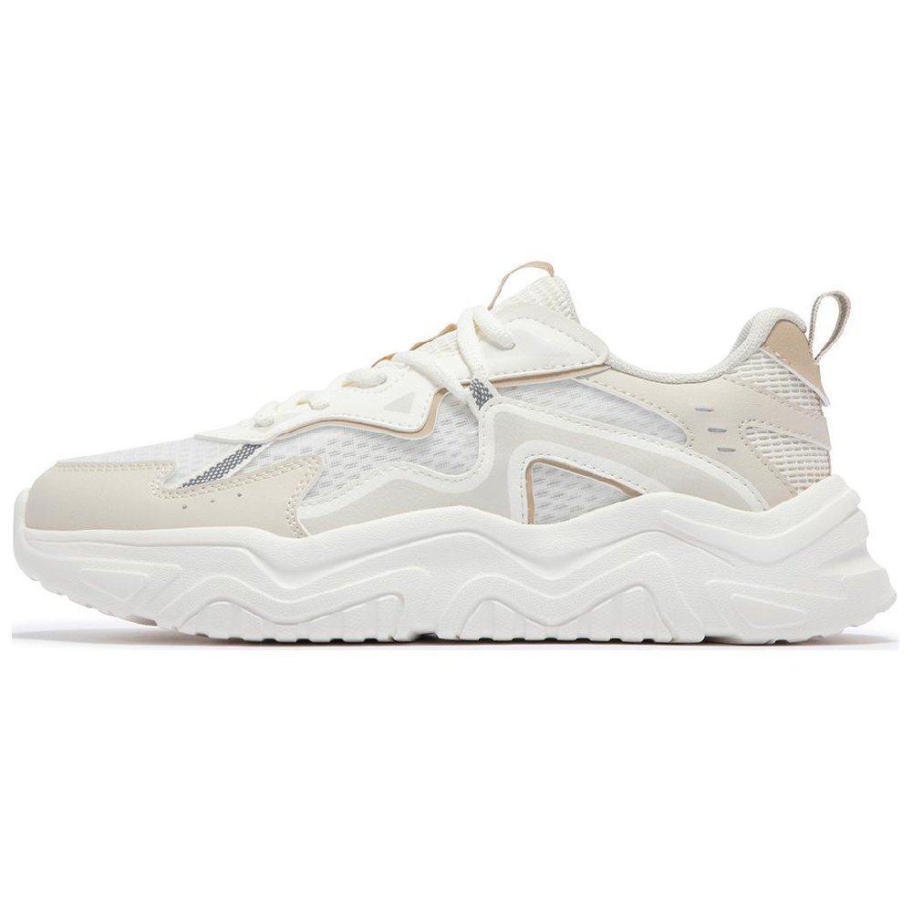 361° Non slip Lightweight Low Top Casual Shoes Women's White Beige