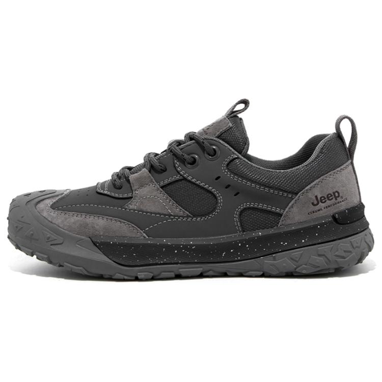 Jeep Low-Top Trekking Shoes Men Gray