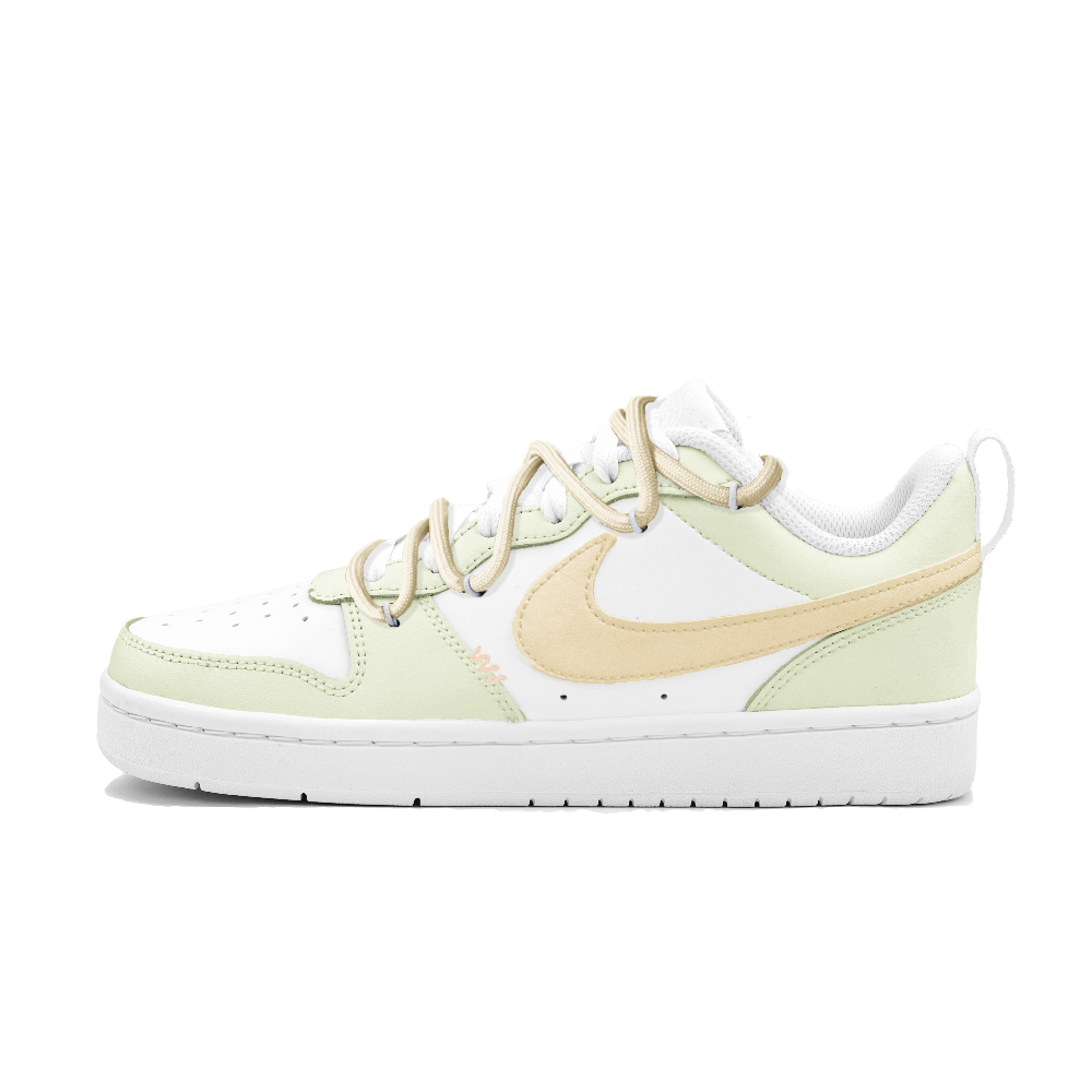Nike Court Borough Green Grape Soda Low Top Skateboard Shoes Unisex Light Green